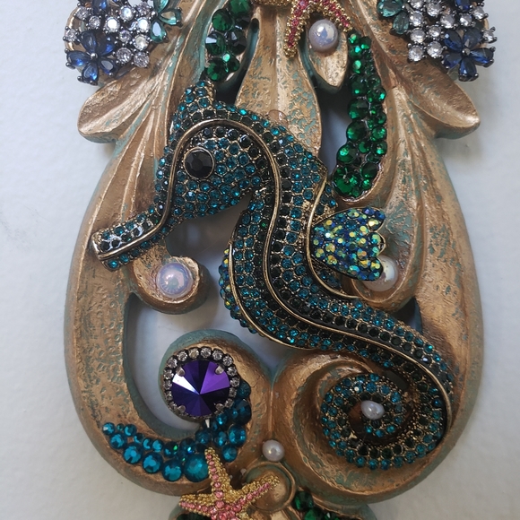 Wall cross, Beach inspired handmade cross - Picture 3 of 9